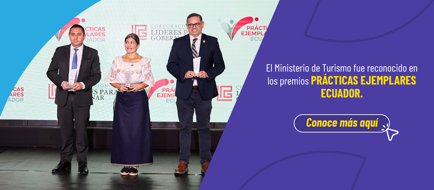 El Ministerio de Turismo fue reconocido en los premios Prácticas Ejemplares Ecuador. Conoce más aquí: